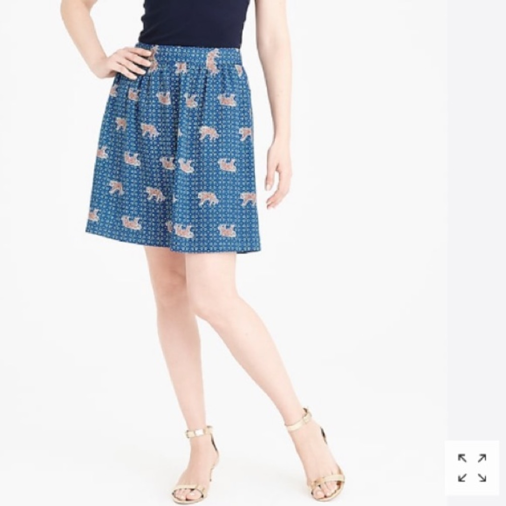 Printed Mini Skirt